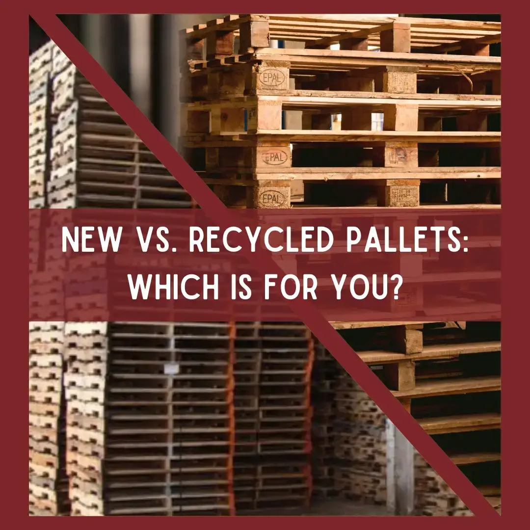 New Pallets vs. Recycled Pallets: Which is for You?
