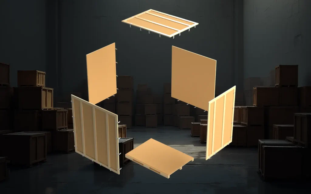 A Millwood vault and clipped crates application.