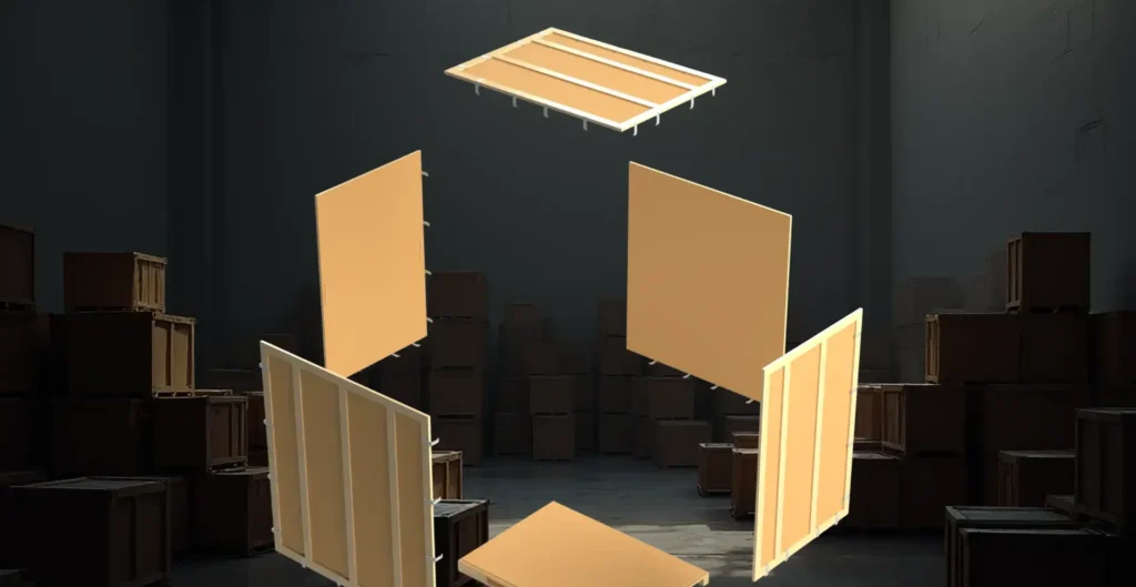 A Millwood vault and clipped crates application.