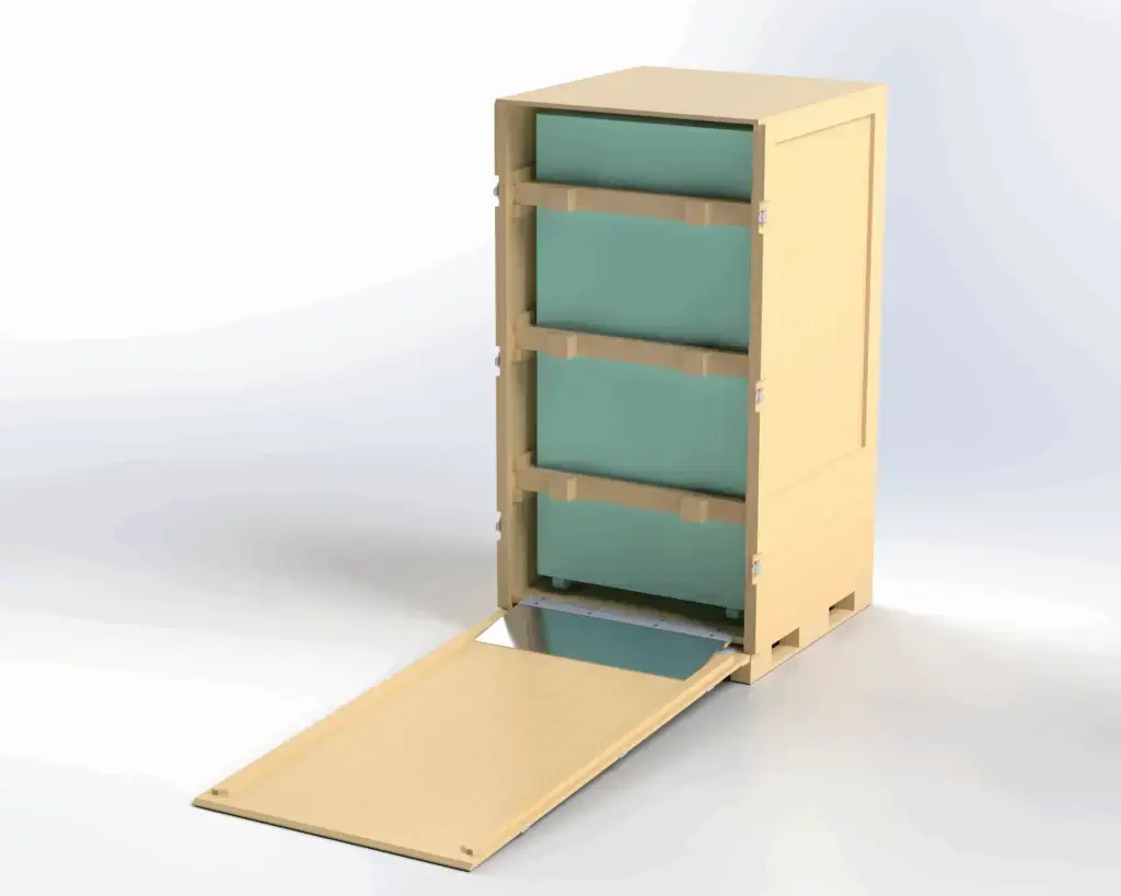 An image of a Ramped Crate with a well-lit background.