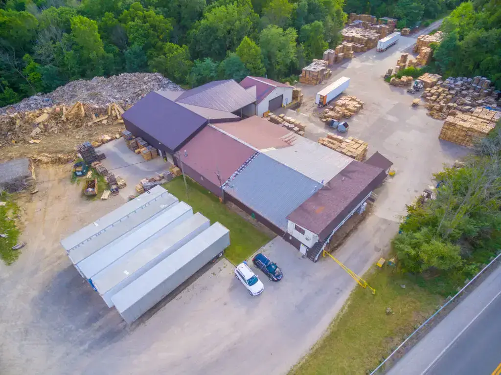 An image of millwood manufacturing facilities at Dundee Ohio
