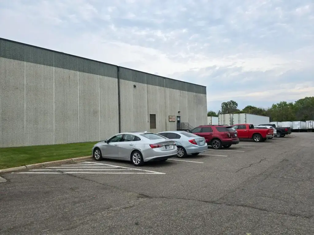 A photo of millwood warehouse facility loacated in New Hope, Minnesota