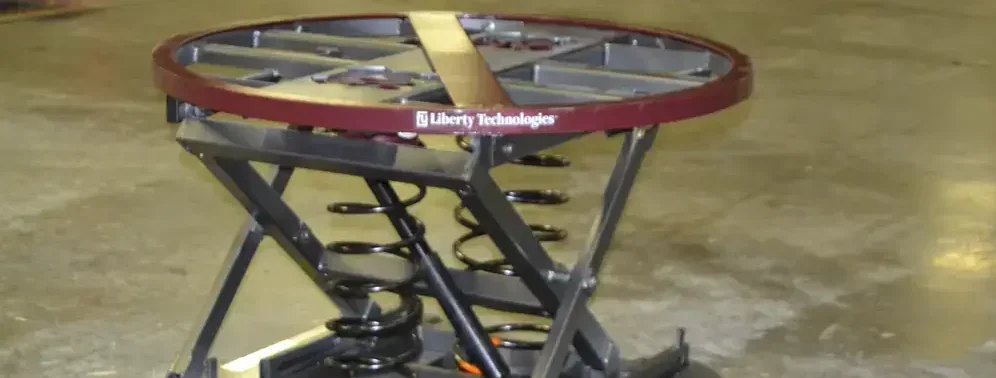 The Liberty Lifter Spring, an ergonomic piece of lifting equipment designed to improve safety and efficiency
