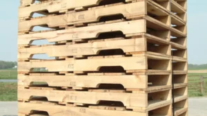 Stack of Stringer Pallets for Sale from Millwood Inc