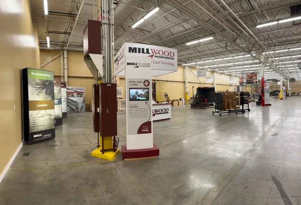 View of the Millwood Lab, a center for package integrity testing.