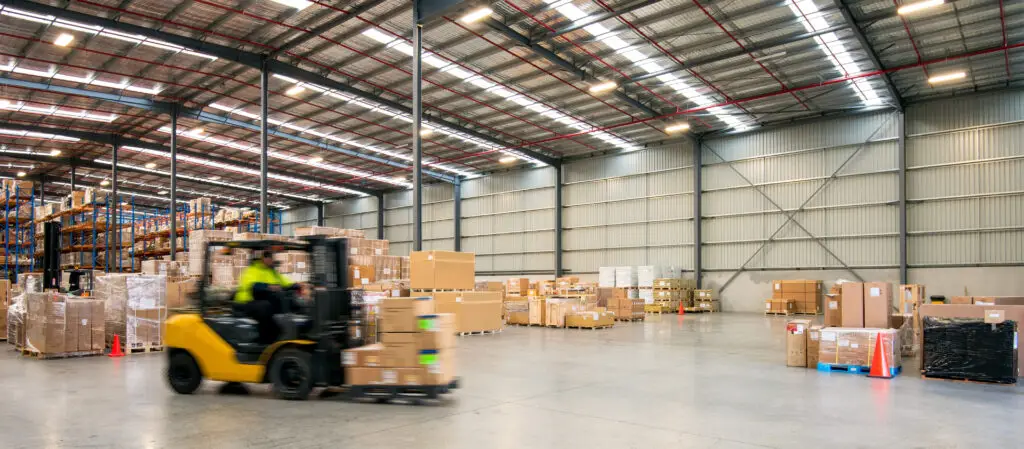 Warehouse operations streamlined through strategic sourcing and vendor consolidation.