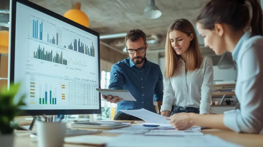 Procurement team streamlining supplier contracts to achieve procurement cost savings through strategic sourcing.