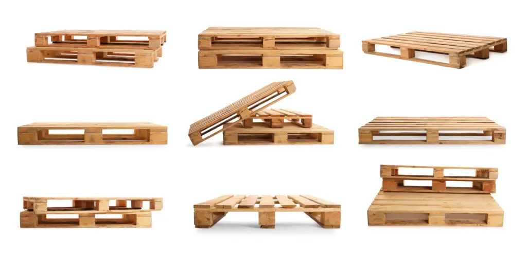Different custom pallets engineered with different configurations for different application requirements.