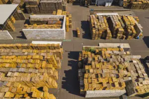 Millwood operations supporting pallet recycling, recovery and sustainable supply chain performance